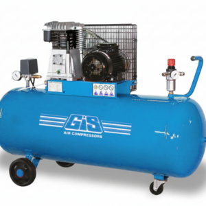 Compresseur d'air à piston et courroie GIS GSE38/270/850/CAR/T 270 litres, pour usage intensif en atelier et artisanat.